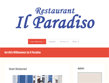 Tablet Screenshot of il-paradiso.de